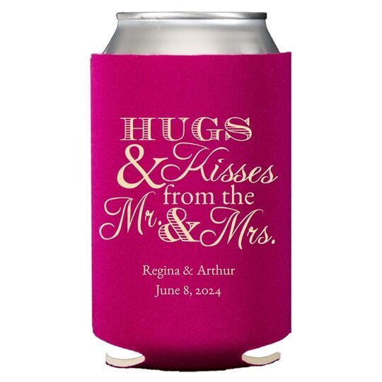 Hugs and Kisses Collapsible Koozies